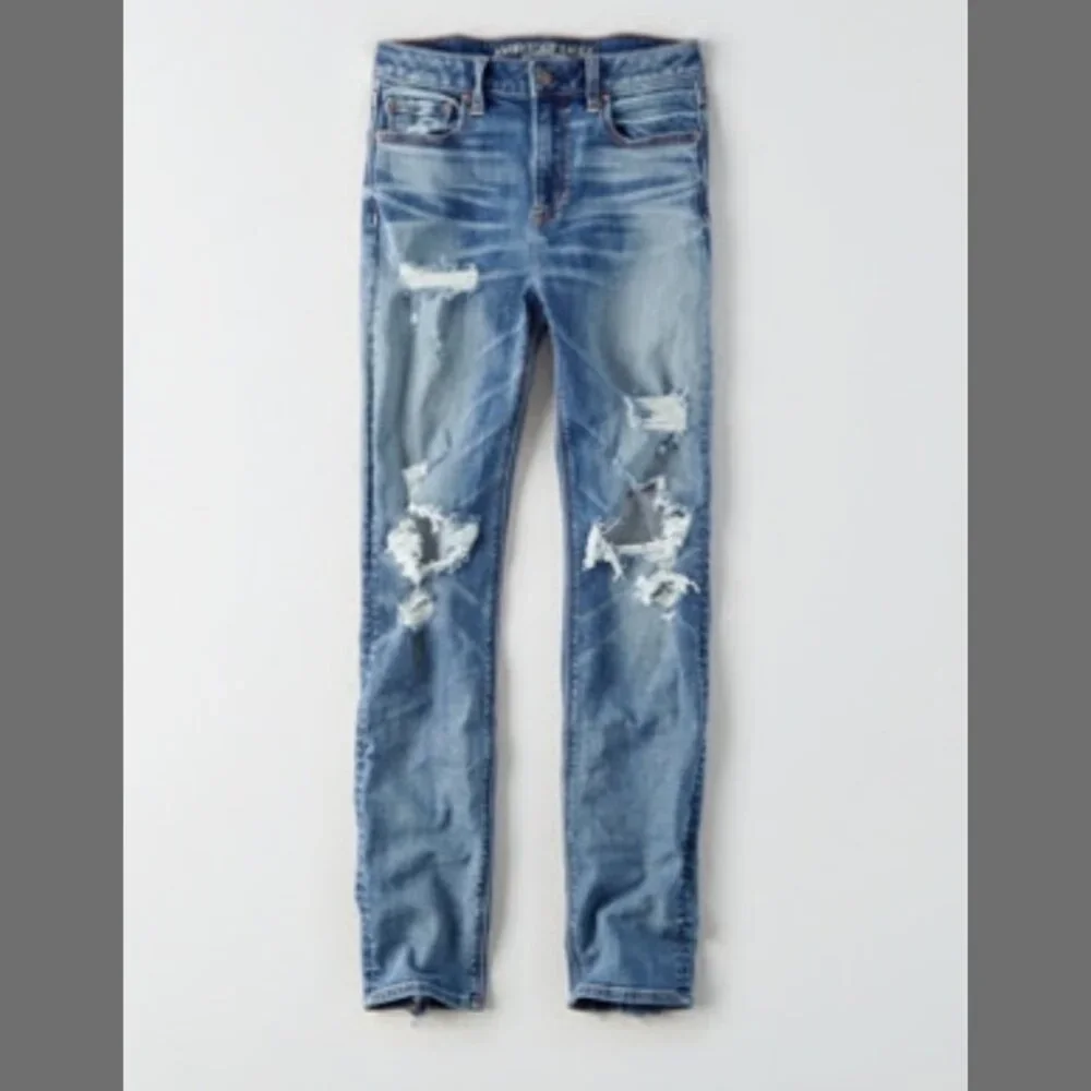 AEO DENIM X HI-RISE SLIM JEAN - Picture 1 of 12